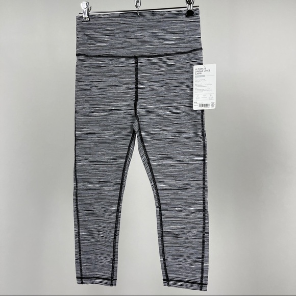 NWT Athleta Ultimate Linear Lines Cropped Leggings - Picture 10 of 13